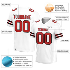 Custom White USA Football Jersey Athletic Special Fans Edition Sportwear Shirt