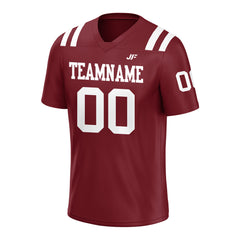 Custom Burgundy Football Jersey Athletic Special Fans Edition Shirt For Adult Youth