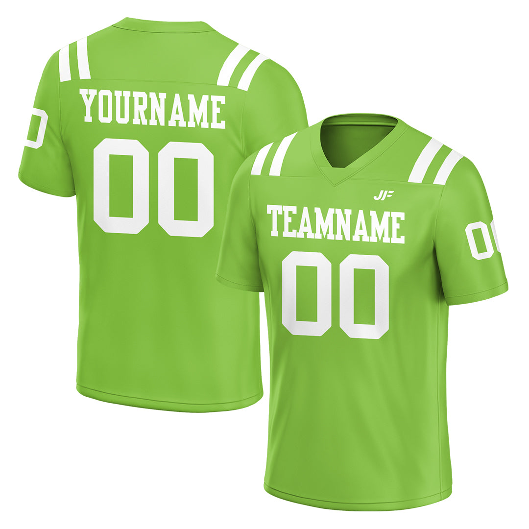 Custom Neon Green Football Jersey Athletic Special Fans Edition Shirt For Adult Youth