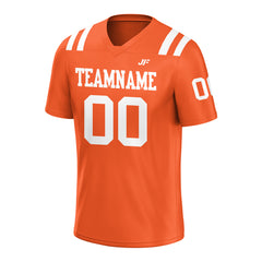 Custom Orange Football Jersey Athletic Special Fans Edition Shirt For Adult Youth