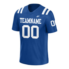 Custom Royal Football Jersey Athletic Special Fans Edition Shirt For Adult Youth